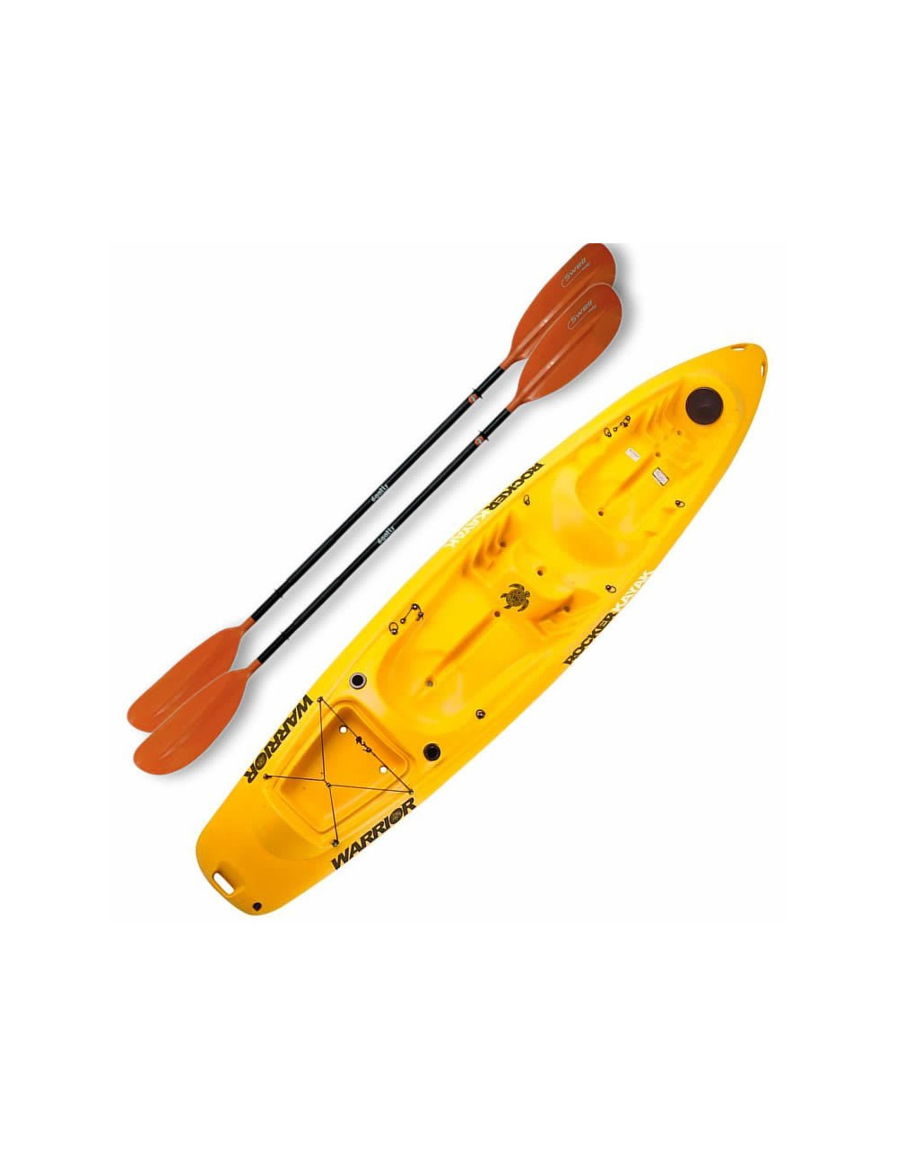 Kayak rocker warrior (2 y 3 personas)