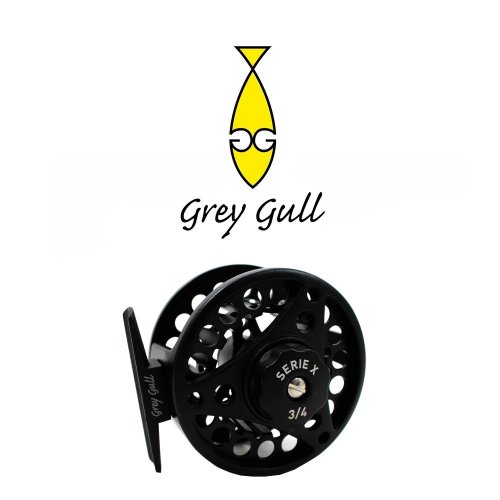 Reel mosca grey gull serie x