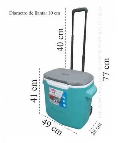 Conservadora Coleman Chiller 28 QT con Ruedas