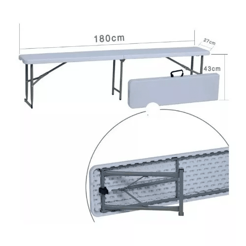 Banco Kushiro Plegable Jardin Pro 180cm