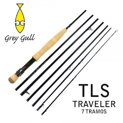 Caña Mosca Grey Gull TLS Traveller Nº8 9 pies
