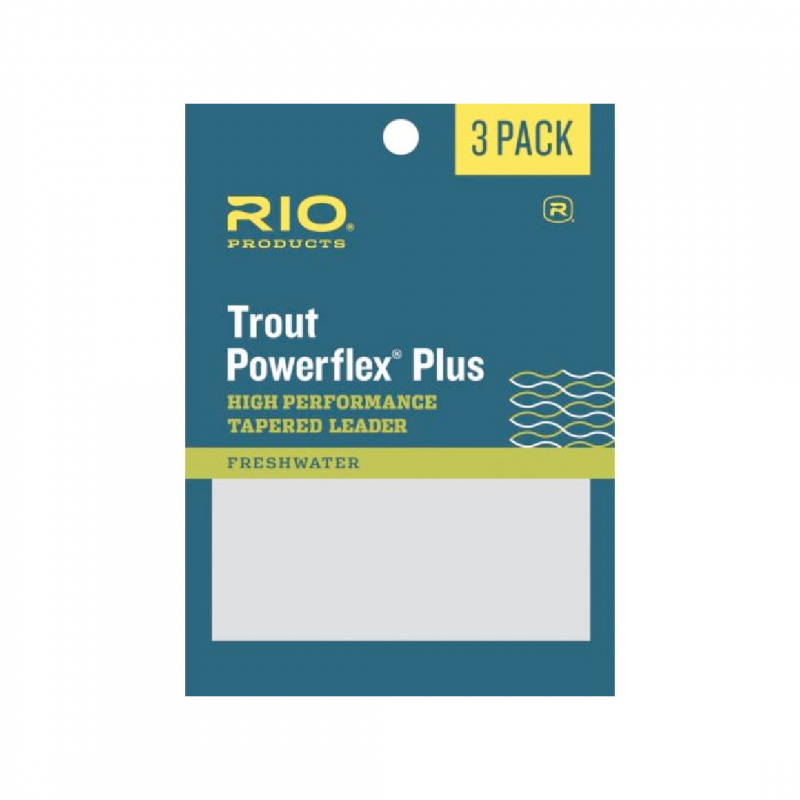 Leader Río Trout Powerflex Plus Pack III 9 pies 4x