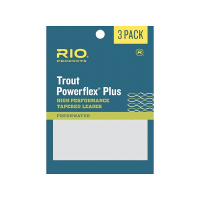 Leader Río Trout Powerflex Plus Pack III 9 pies 4x