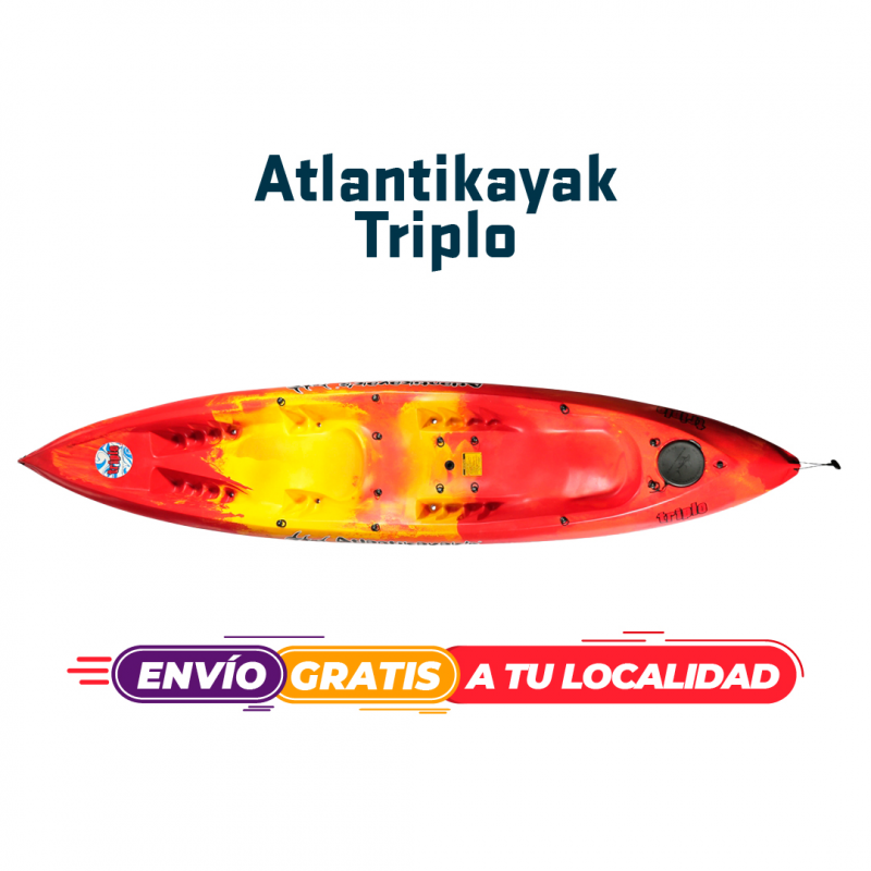 Kayak Atlantikayaks Triplo (1, 2 y 3 Personas)