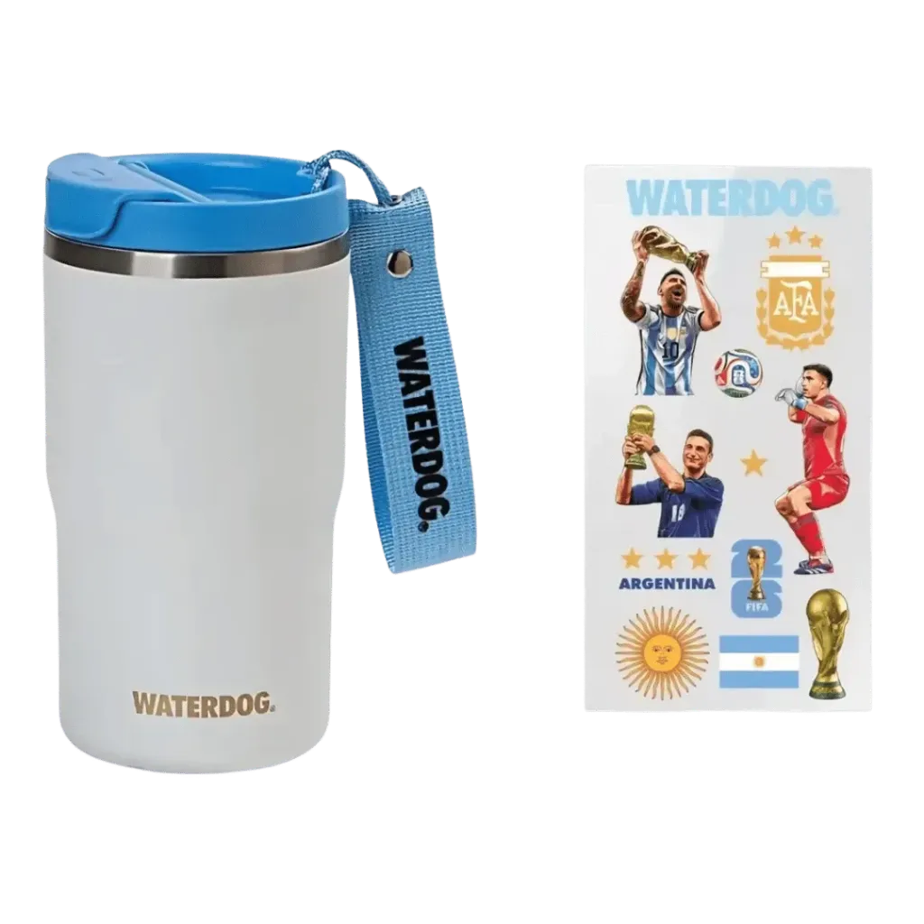 [135052] VASO TERMICO WATERDOG CLYDE MUNDIAL 480ML BLANCO.webp