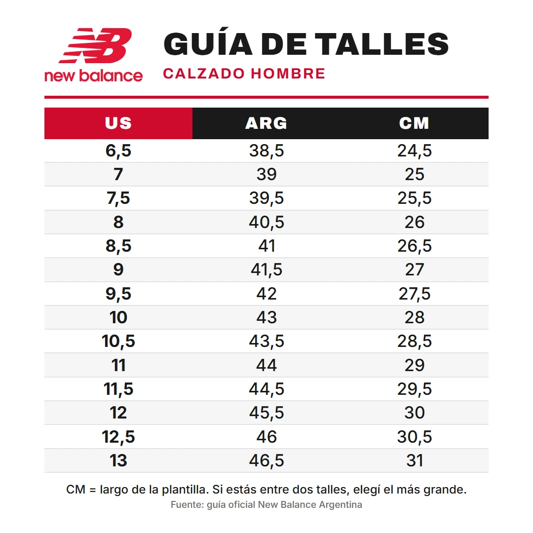 41207 talles NB hombre