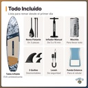 TABLA STAND UP HIWAVE MODELO HW16 INFLABLE 3.51M AZUL MARINO - que-trae