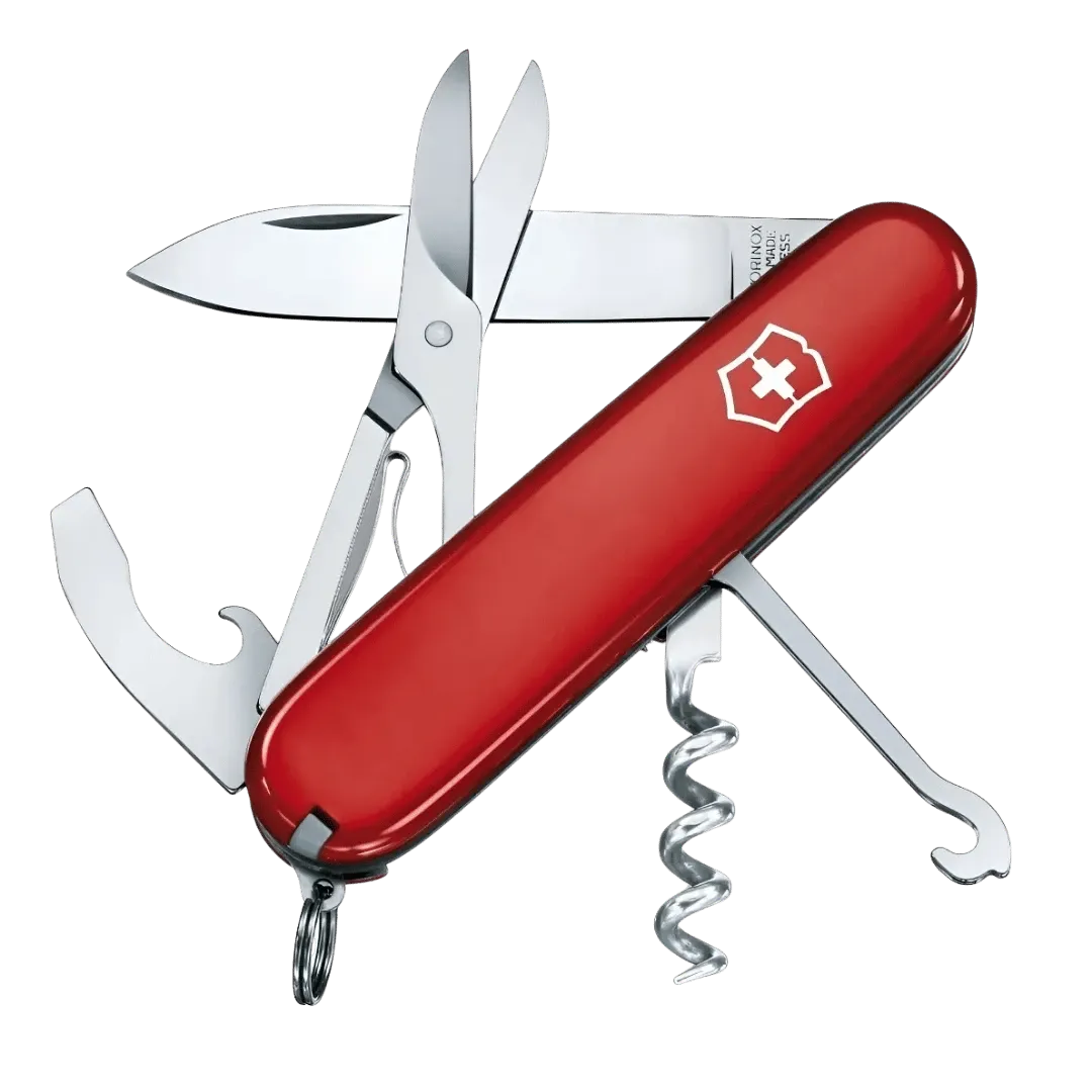 [12877] CORTAPLUMA VICTORINOX 1.3405 COMPACT ROJO 15 USOS #23088