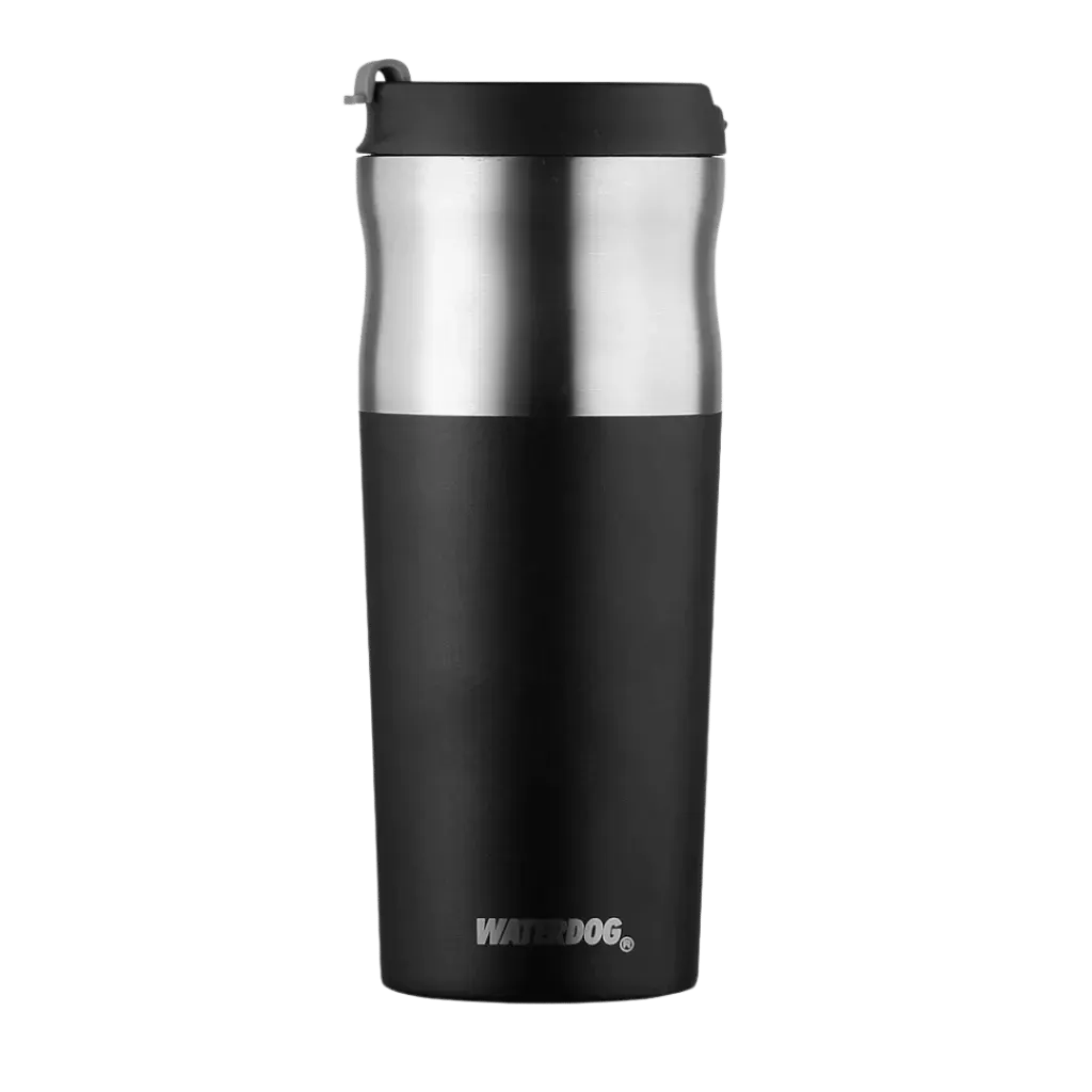 [108748] VASO TERMICO WATERDOG OLIVERA 450ML (Negro)