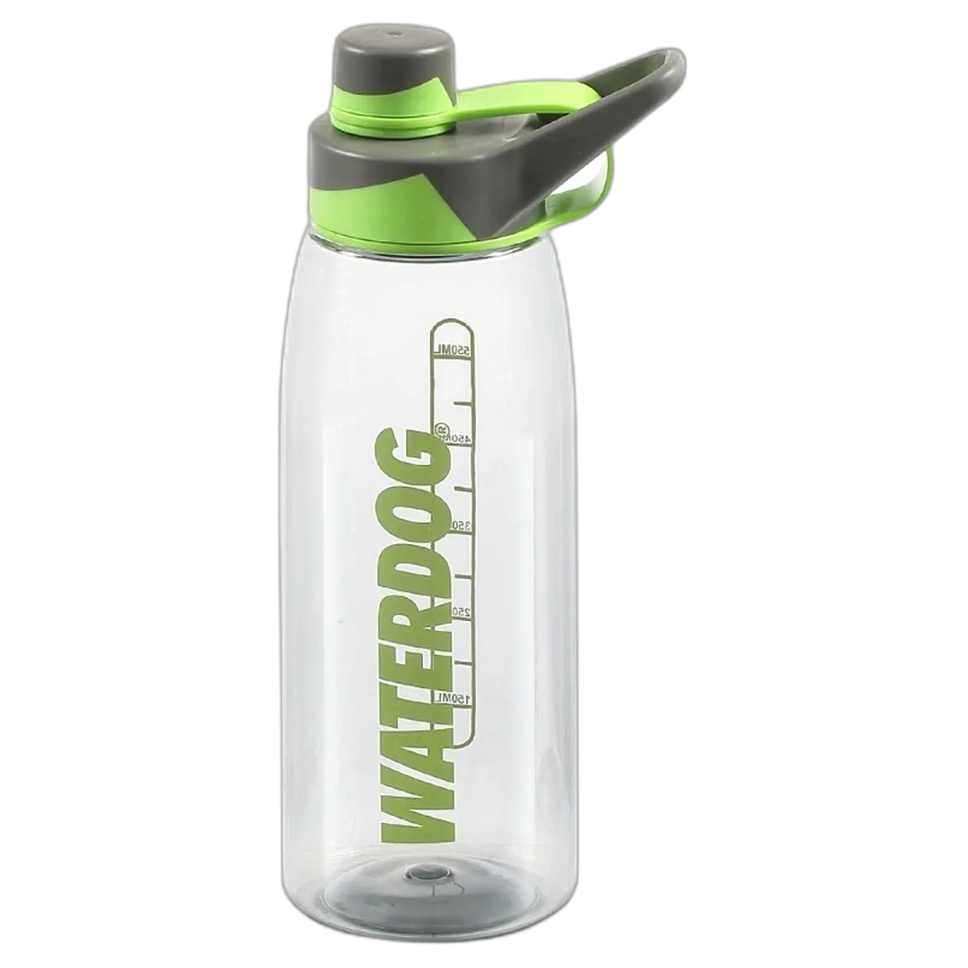 [108758] BOTELLA PLASTICA WATERDOG GIALOS 750ML (Verde)
