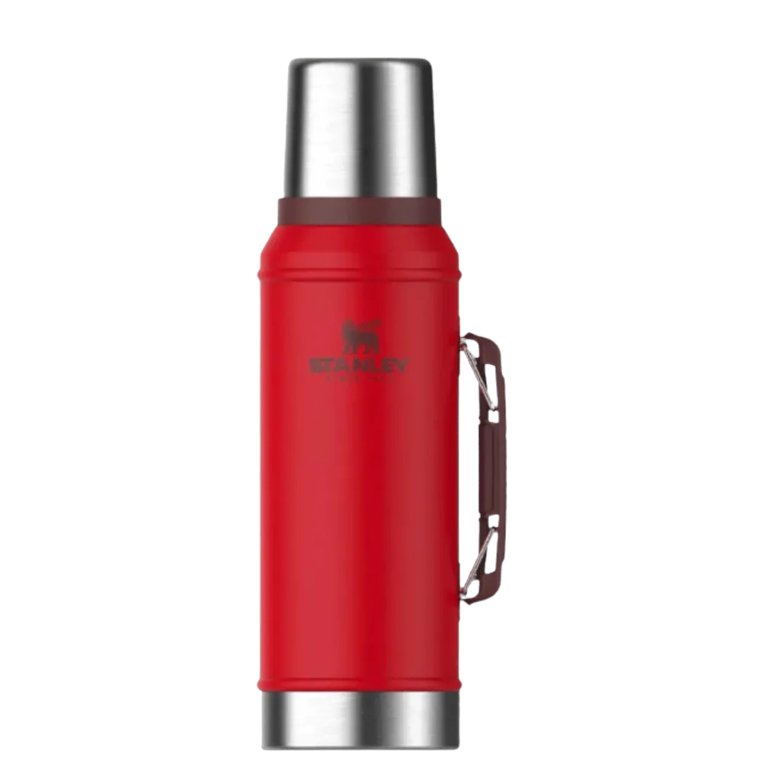 TERMO STANLEY INOXIDABLE CLASSIC CON MANIJA Y TAPÓN CEBADOR 940ML