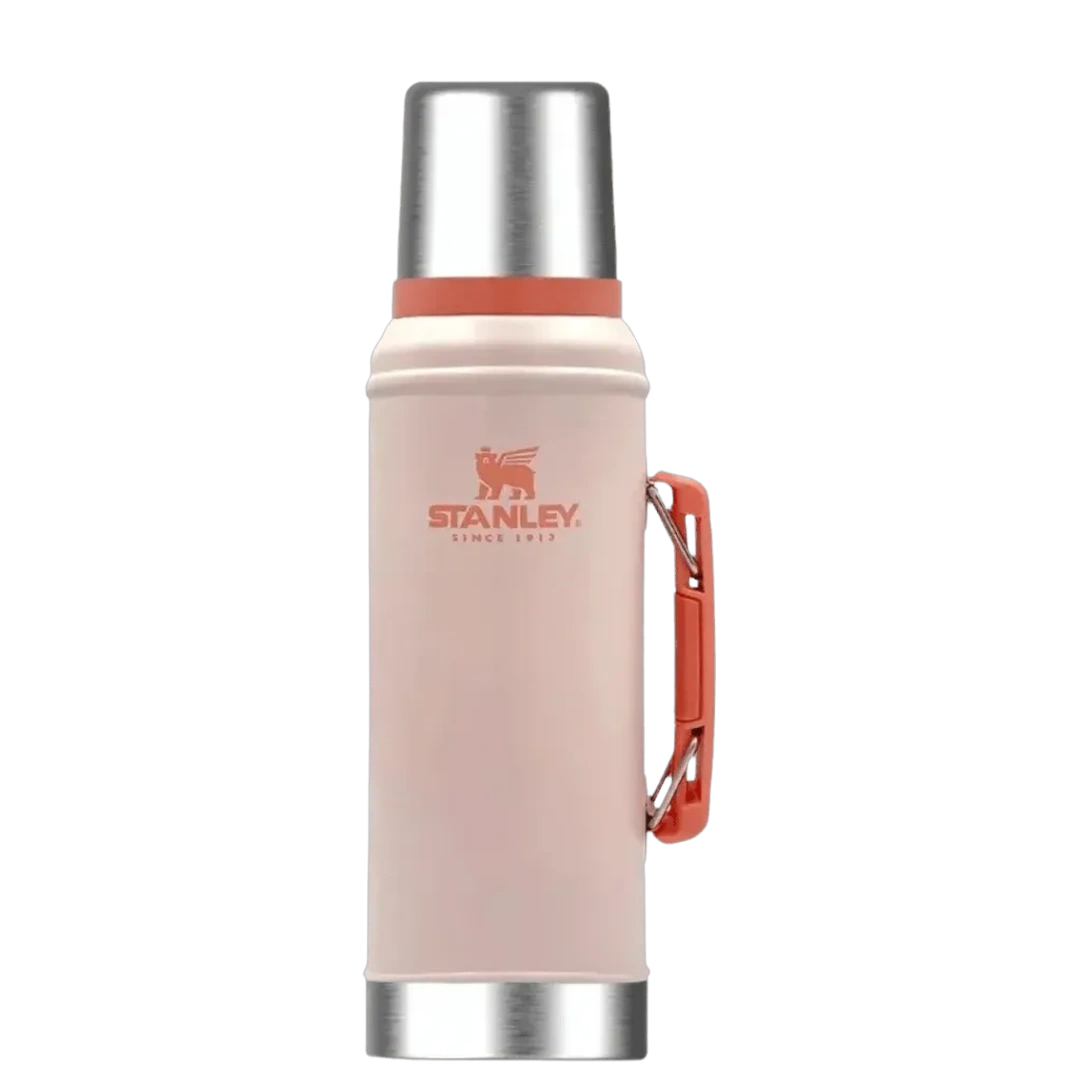 TERMO STANLEY INOXIDABLE CLASSIC CON MANIJA Y TAPÓN CEBADOR 940ML
