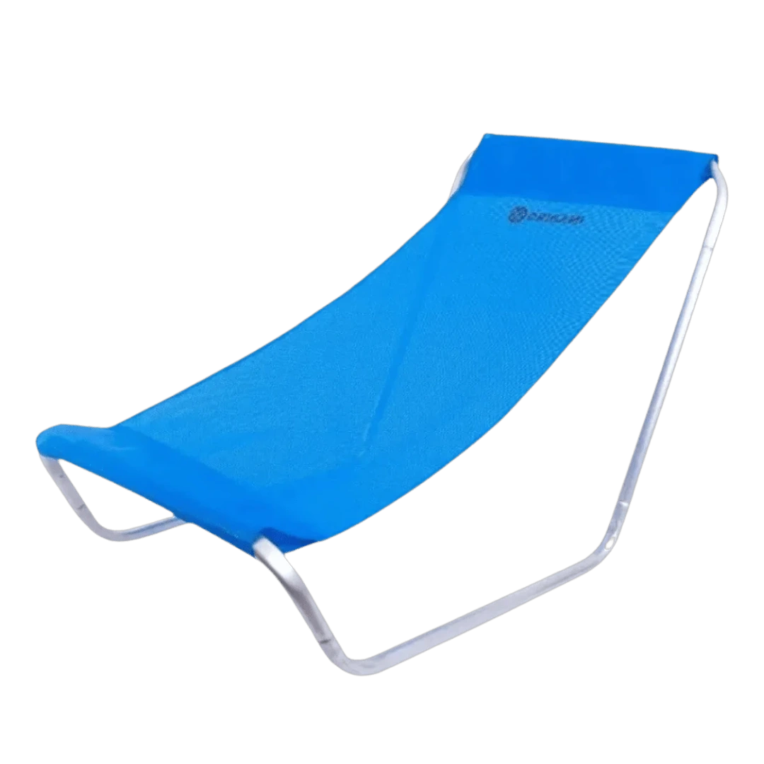 [118698] REPOSERA ORIGAMI ALUMINIO DESARMABLE (Azul)