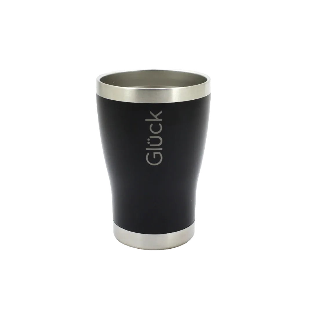 [124711] VASO TERMICO GLÜCK TULIPINHA 350ML (Negro)
