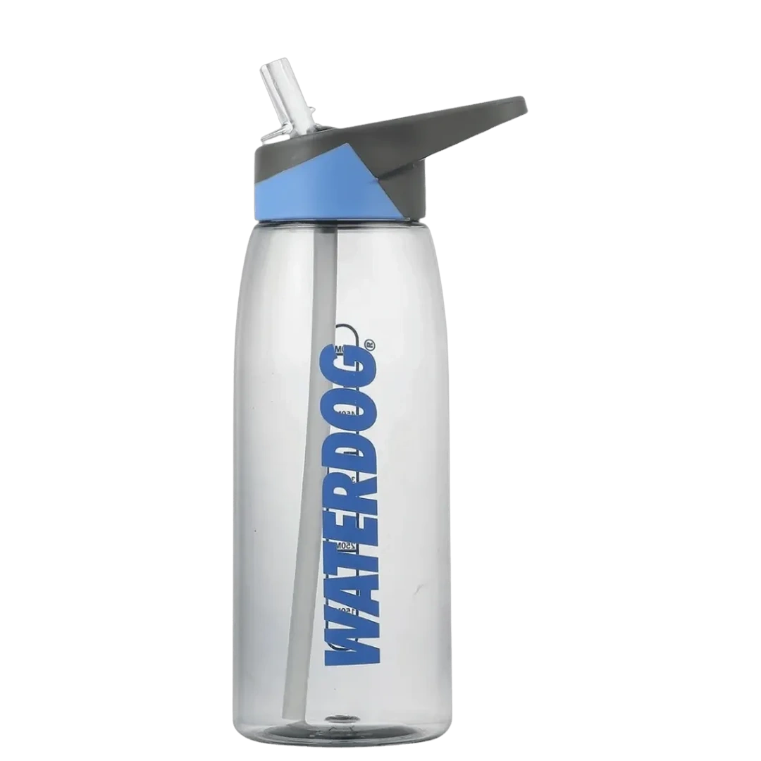 [125236] BOTELLA PLASTICA WATERDOG ORNOS 750ML (Azul)