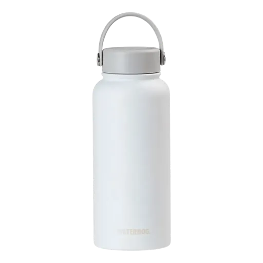 [126903] BOTELLA ACERO INOXIDABLE WATERDOG LAKE 950ML (Blanco)