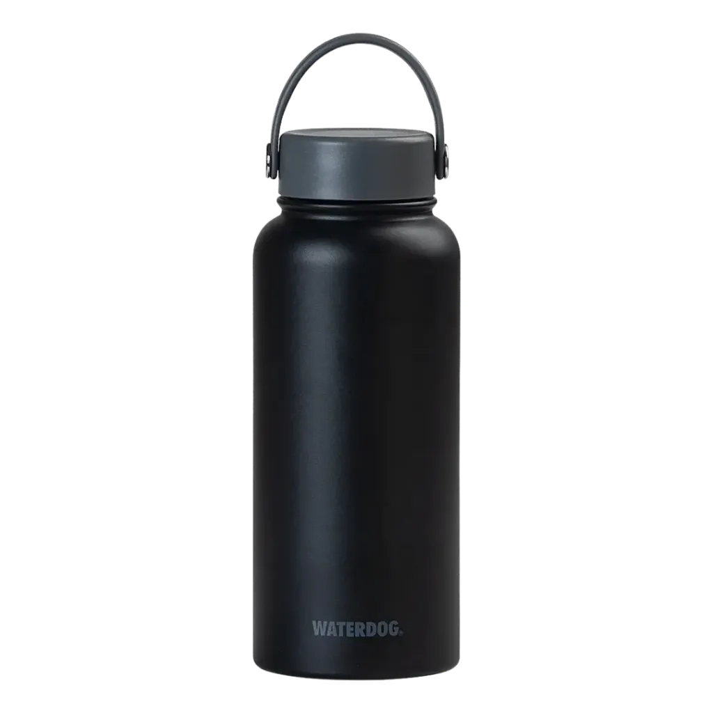 [126949] BOTELLA ACERO INOXIDABLE WATERDOG LAKE 950ML (Negro)