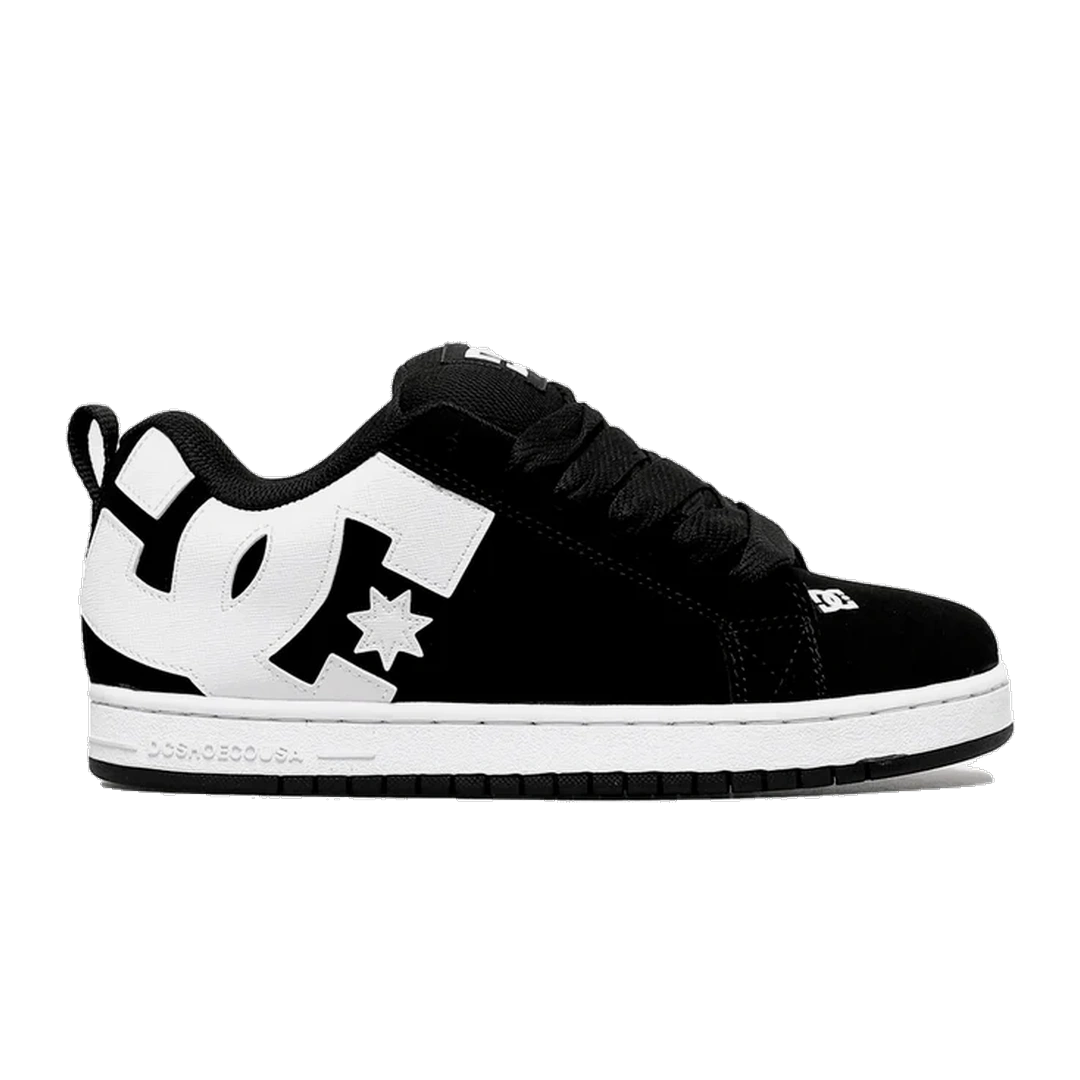 [128029] ZAPATILLA H DC COURT GRAFFIK (8, Negro/Blanco)