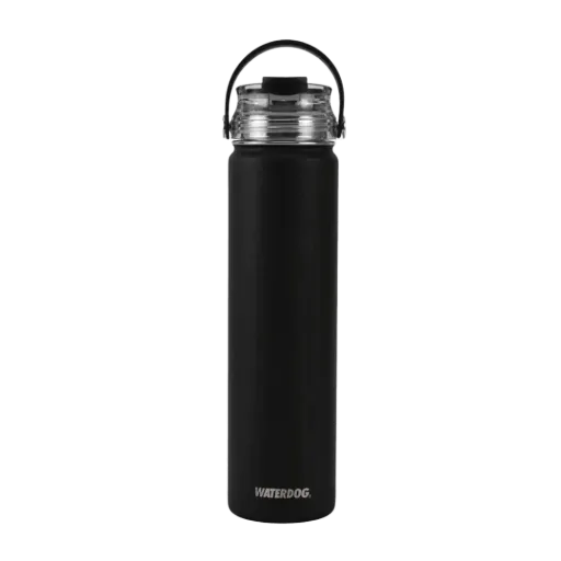 [128946] BOTELLA ACERO INOXIDABLE WATERDOG AKWA 750ML (Negro)