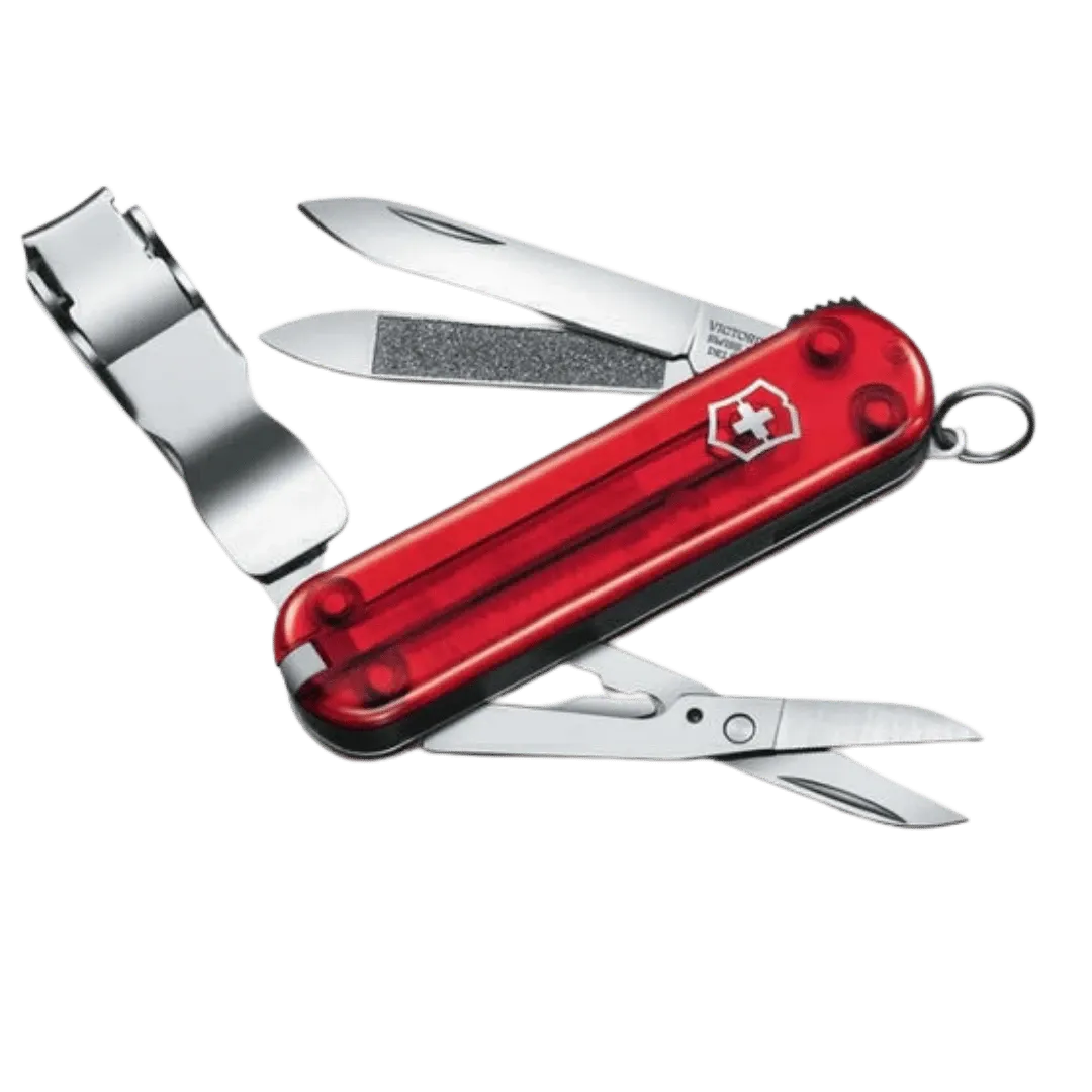 [130117] CORTAPLUMA VICTORINOX 0.6463 NAIL CLIP ROJA 8 USOS