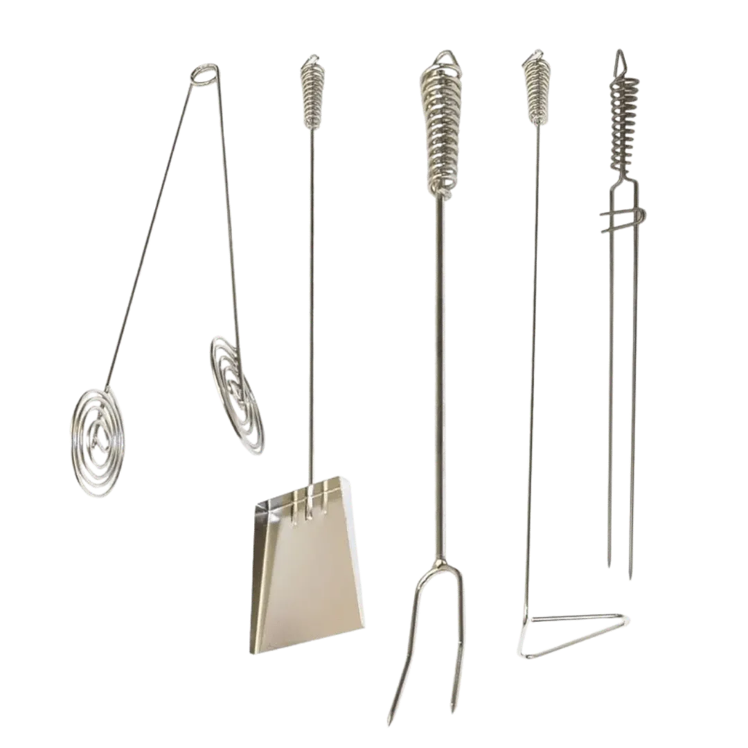 [106211] JUEGO ASADO BROKSOL 5 ACCESORIOS