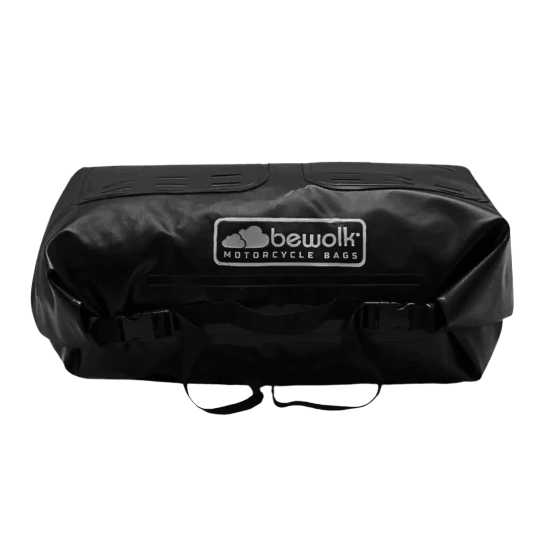 BOLSO ESTANCO BEWOLK BB 1230 MOTO DOBLE ENTRADA NEGRO 30L