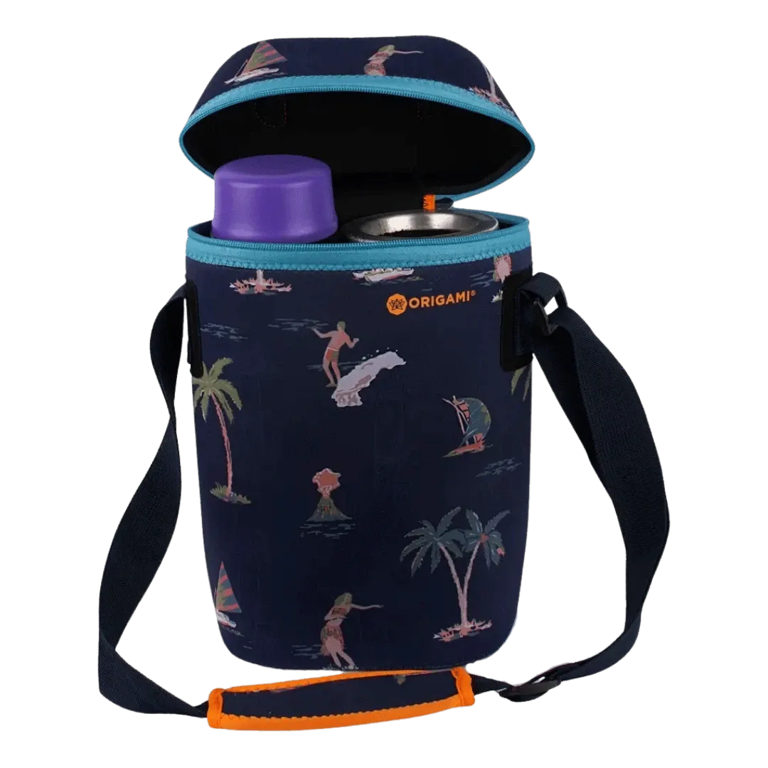 BOLSO MATERO ORIGAMI NEOPRENE PALMERAS