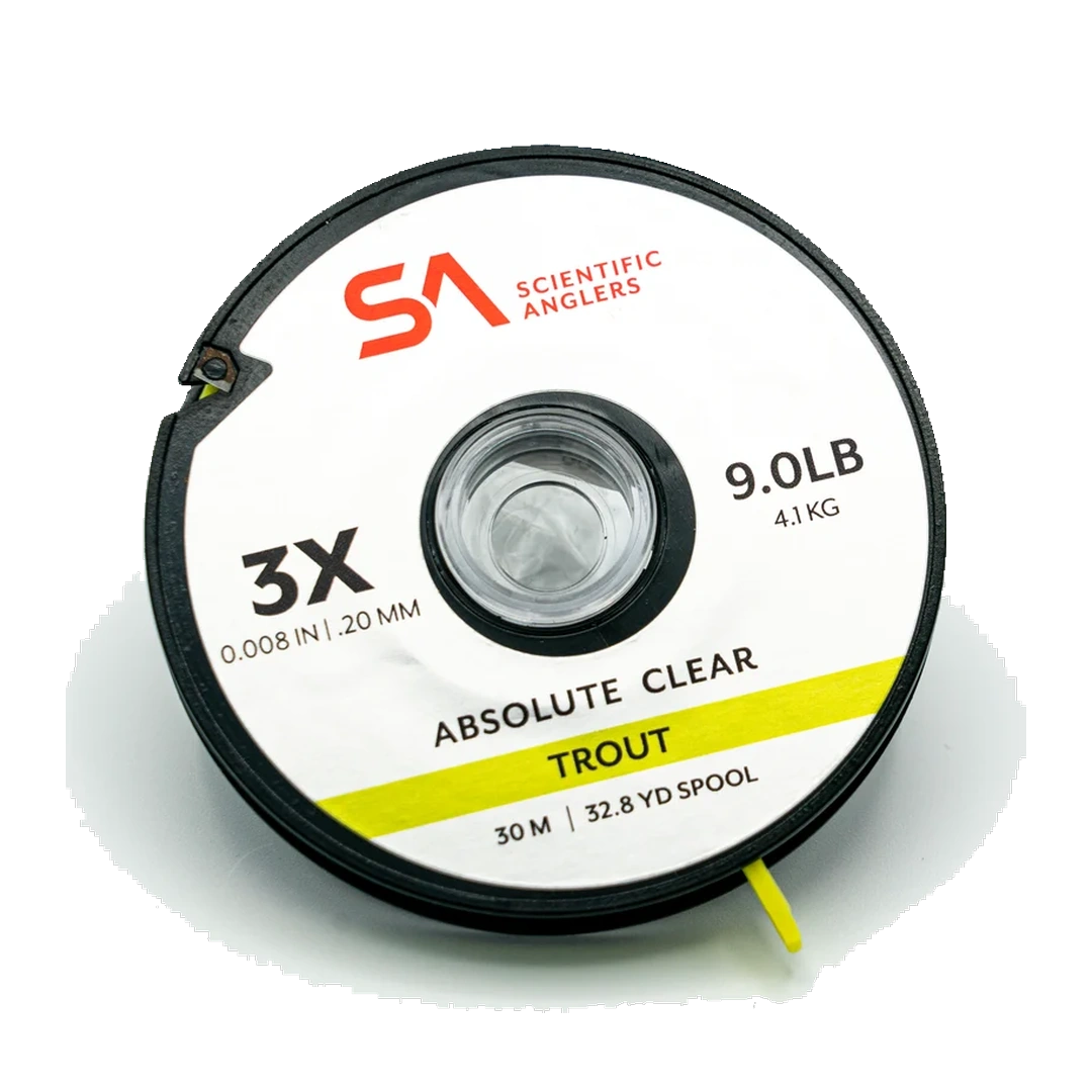 TIPPET SCIENTIFIC ANGLERS ABSOLUTE CLEAR TROUT 3X