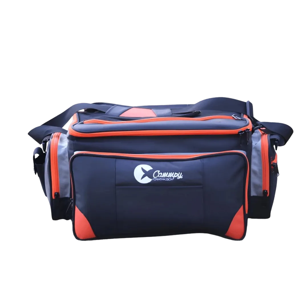 [123838] BOLSO PESCA CAMMPY DELTA NEGRO NARANJA
