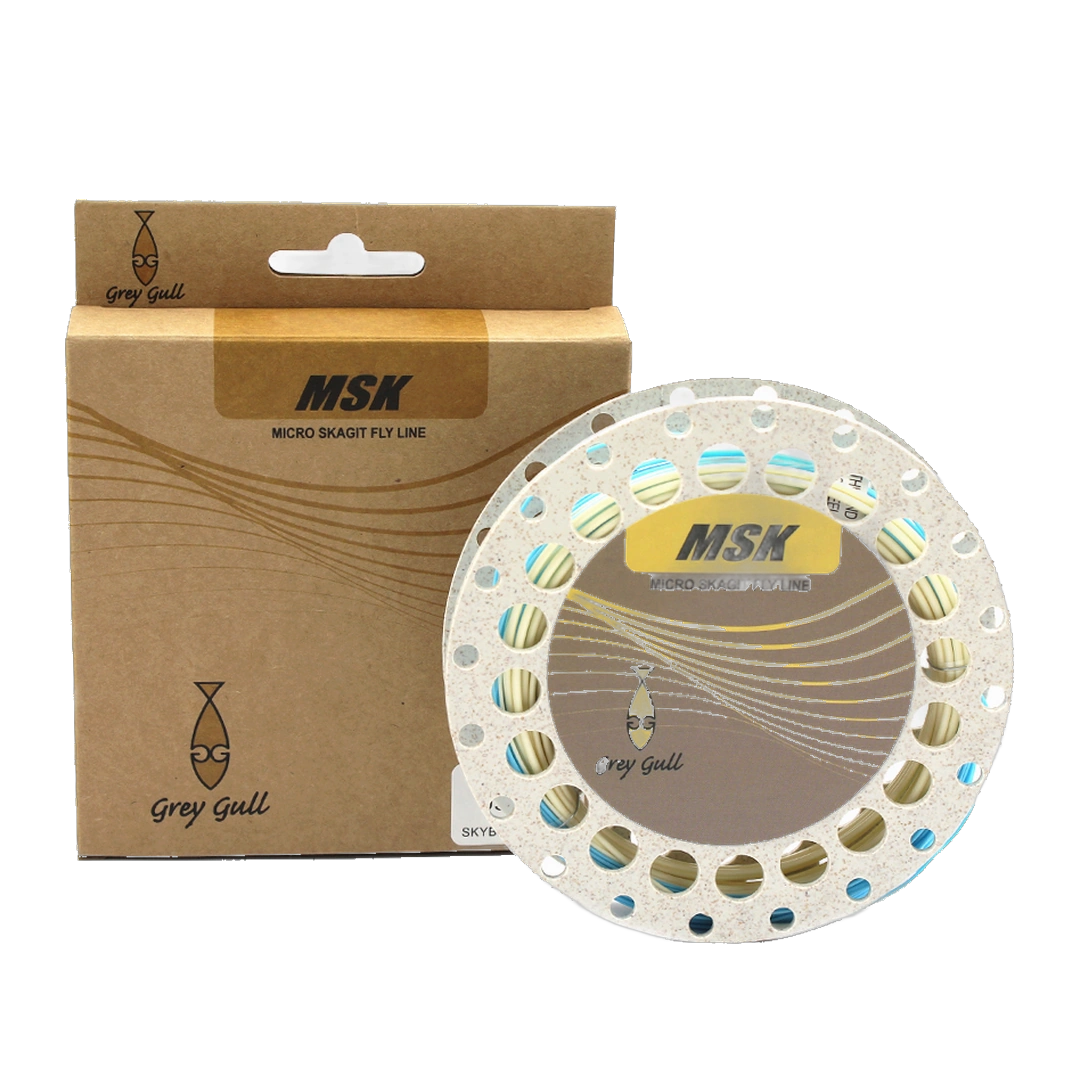 [124262] LINEA DE FLY GREY GULL MICRO SKAGI WF5F 200GR