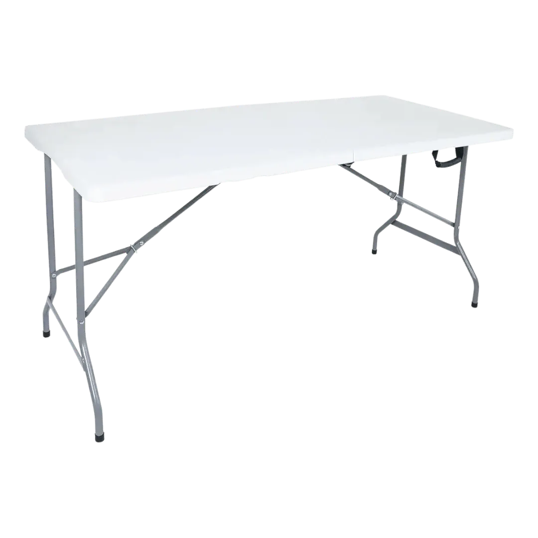 [125073] MESA KEOPS PLEGABLE 152 CM BLANCA