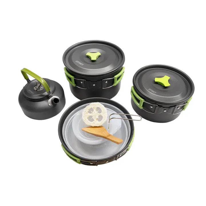 [126797] MARMITA SPINIT 6 PERSONAS 20 PIEZAS CON FUNDA RED