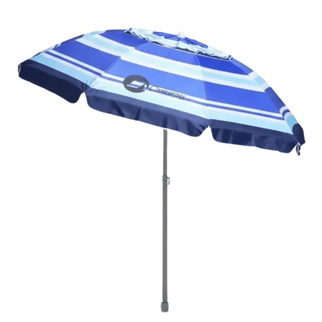 [127428] SOMBRILLA CAMMPY SAND 200 CM AZUL/BLANCO (HYB1819)