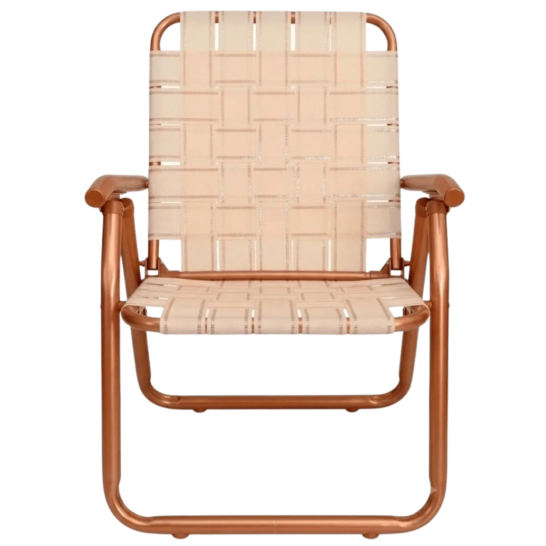 [128007] REPOSERA PLAYERA DESCANSAR MOD 80049 CAÑO 1" 1/4 ALUM HUESO-COBRE