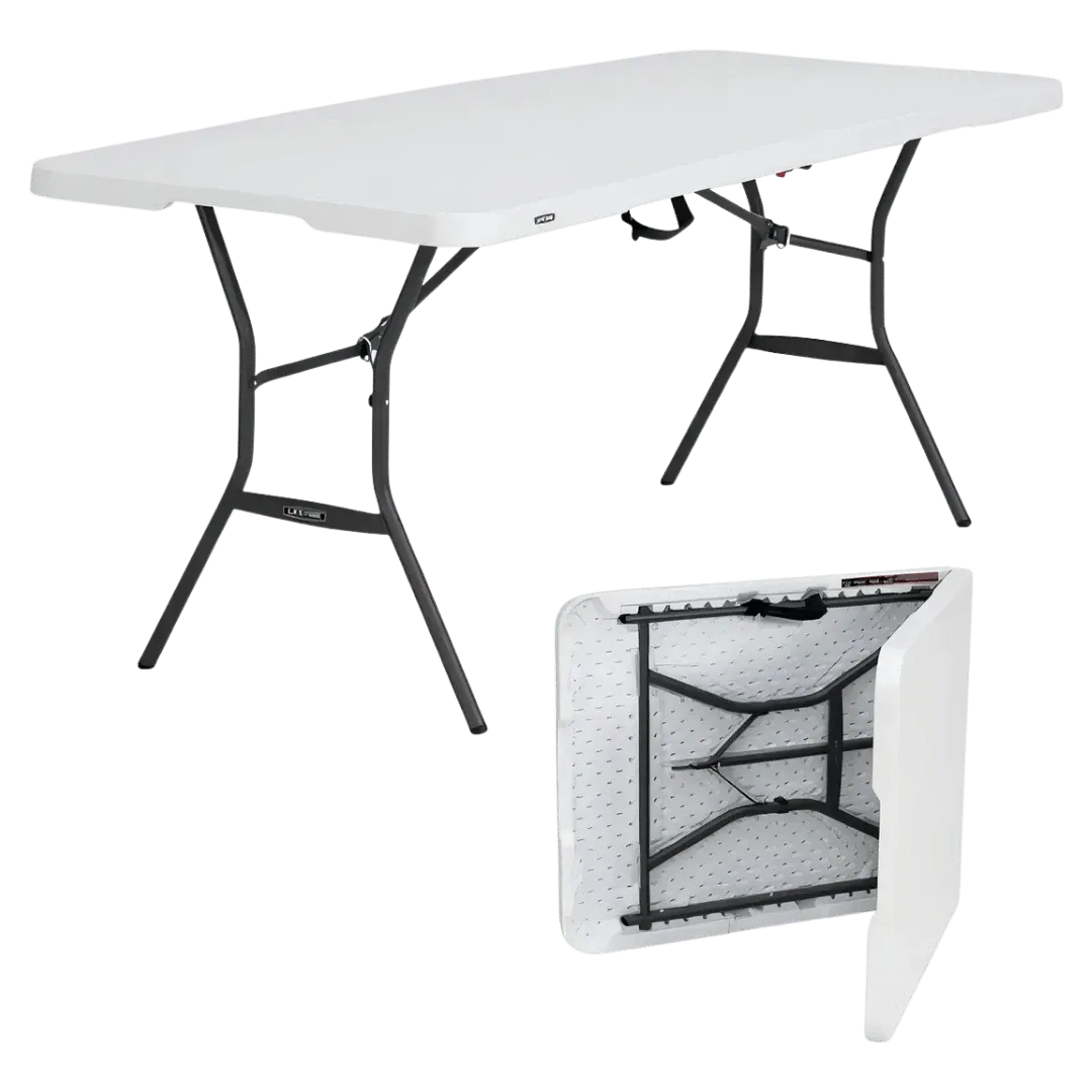 [128602] MESA PLEGABLE LIFETIME 1.80 M PREMIUM BLANCA