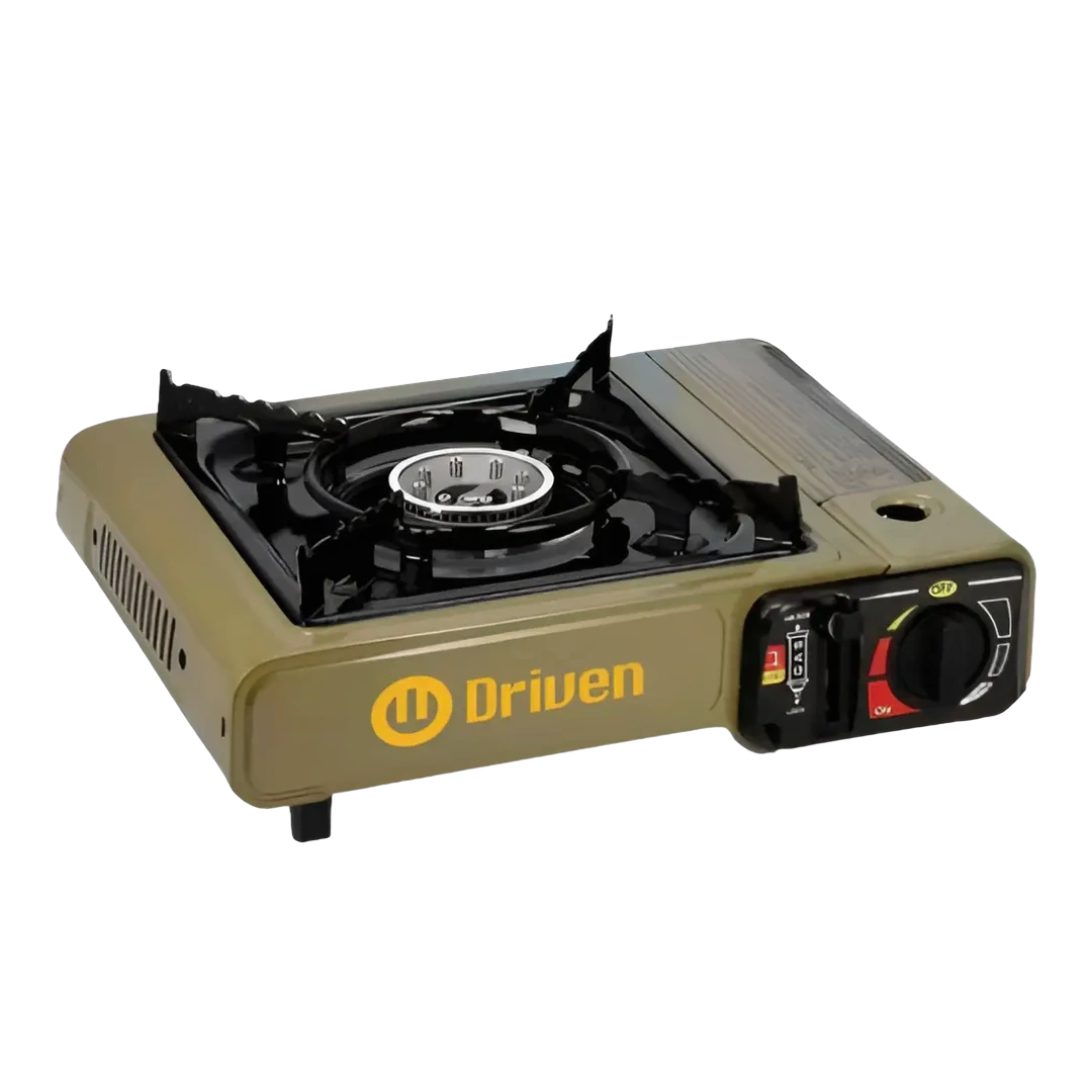 [129073] COCINA ANAFE DRIVEN A GAS BUTANO VERDE MILITAR