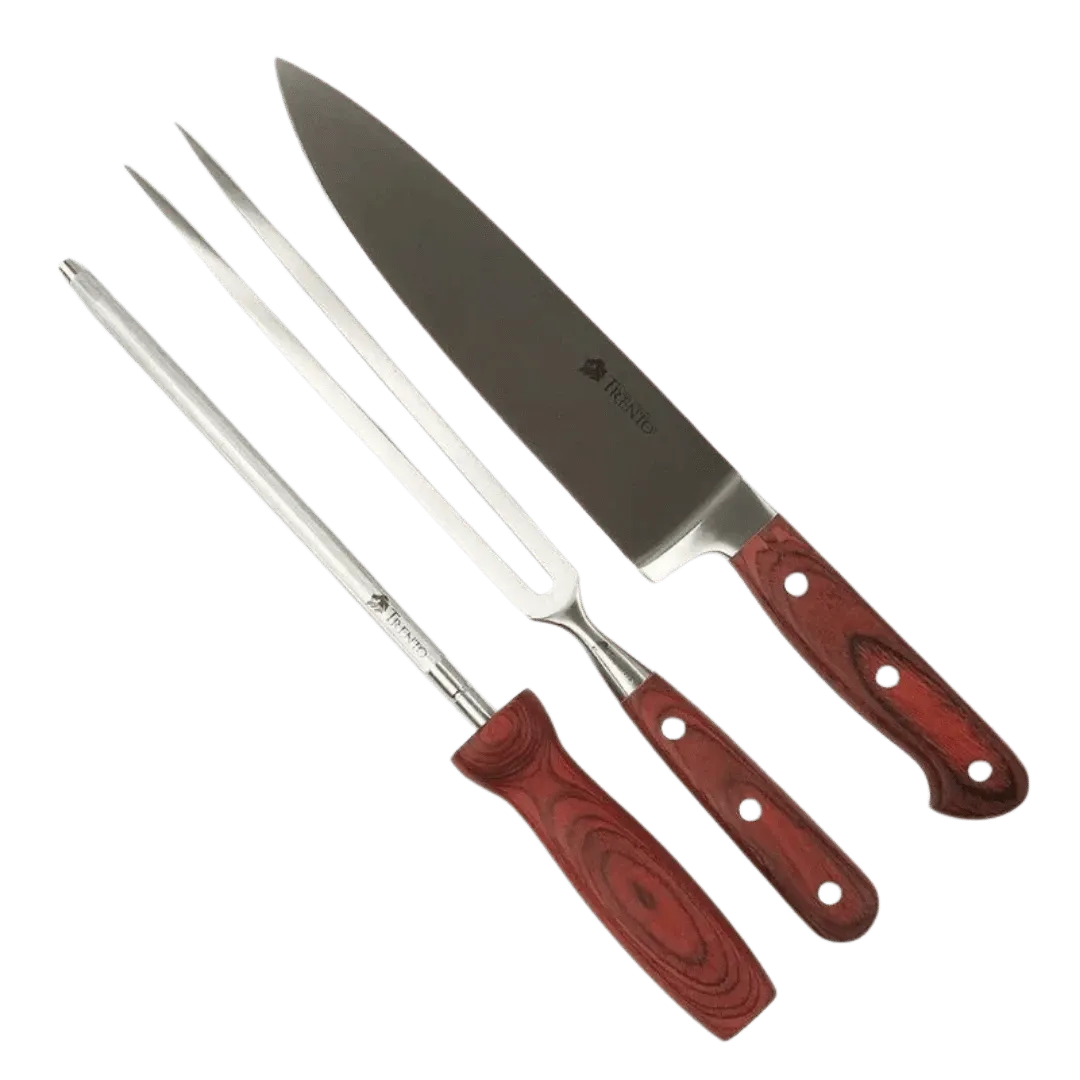 SET DE CUCHILLO TRENTO 3P CUCH/TRIN/CHAI MAD MULTI