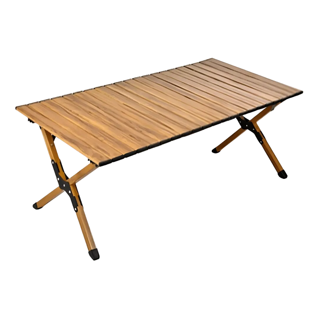 MESA NOMADIC CAMPING ACERO SIMIL MADERA GRANDE