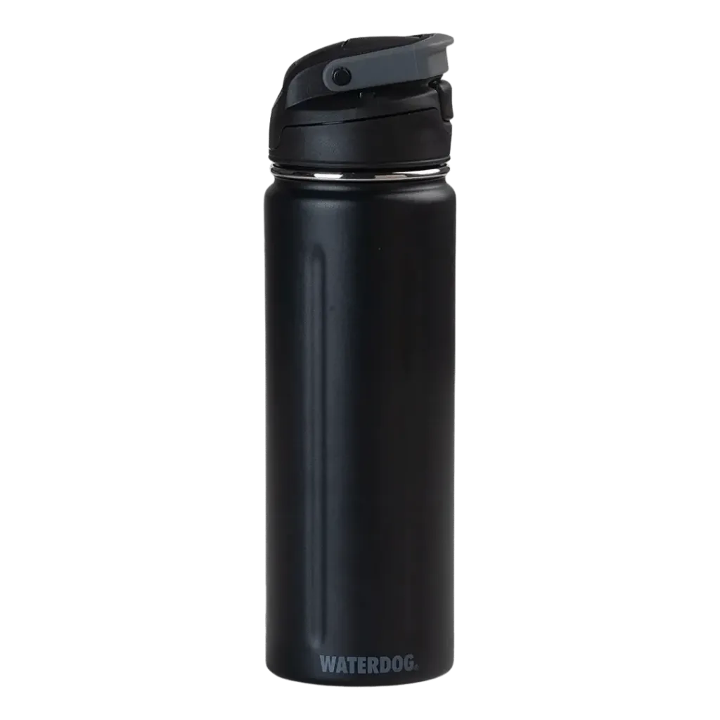 [132567] BOTELLA ACERO INOXIDABLE WATERDOG ACUA 550ML (Negro)