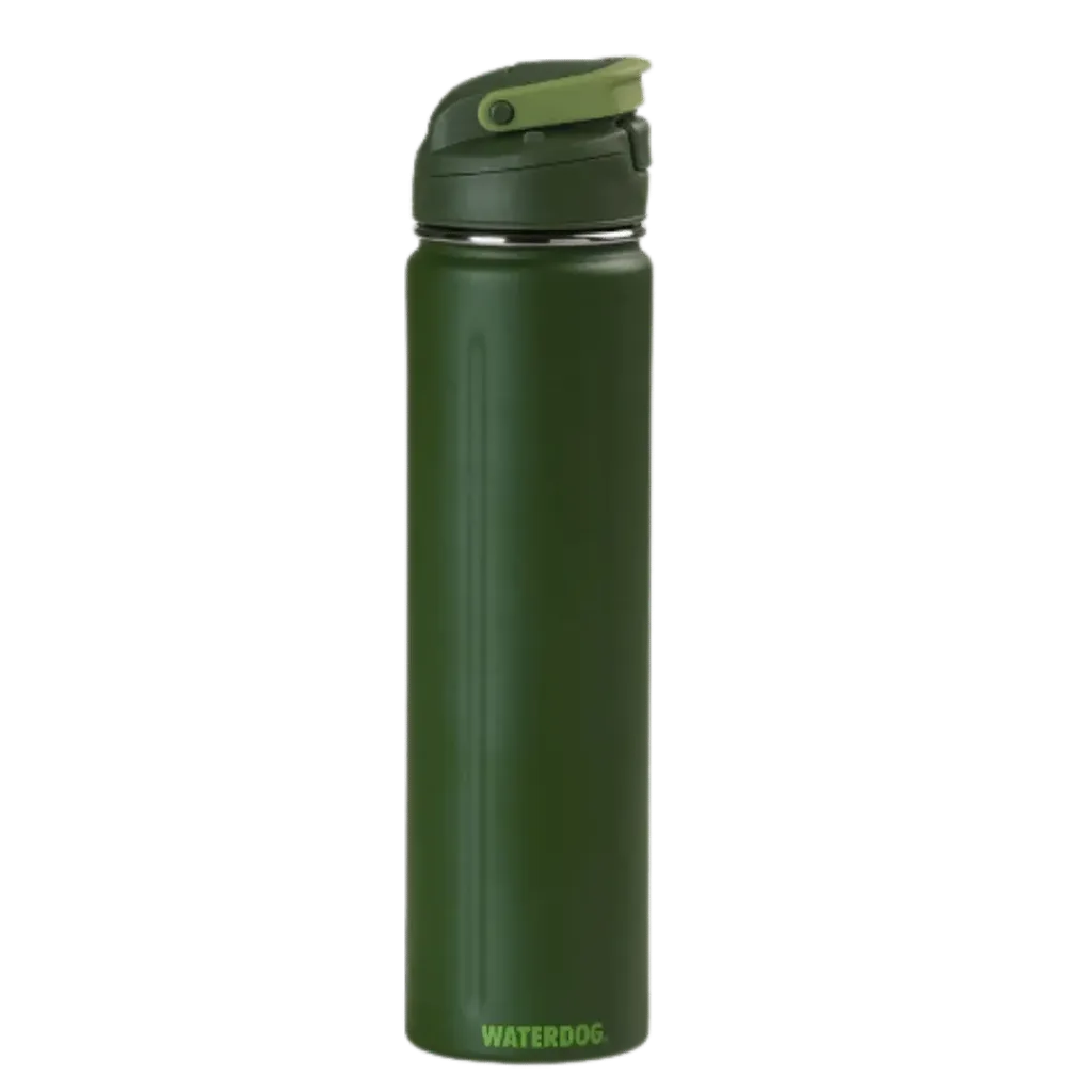 [132542] BOTELLA ACERO INOXIDABLE WATERDOG ACUA 750ML (Verde)