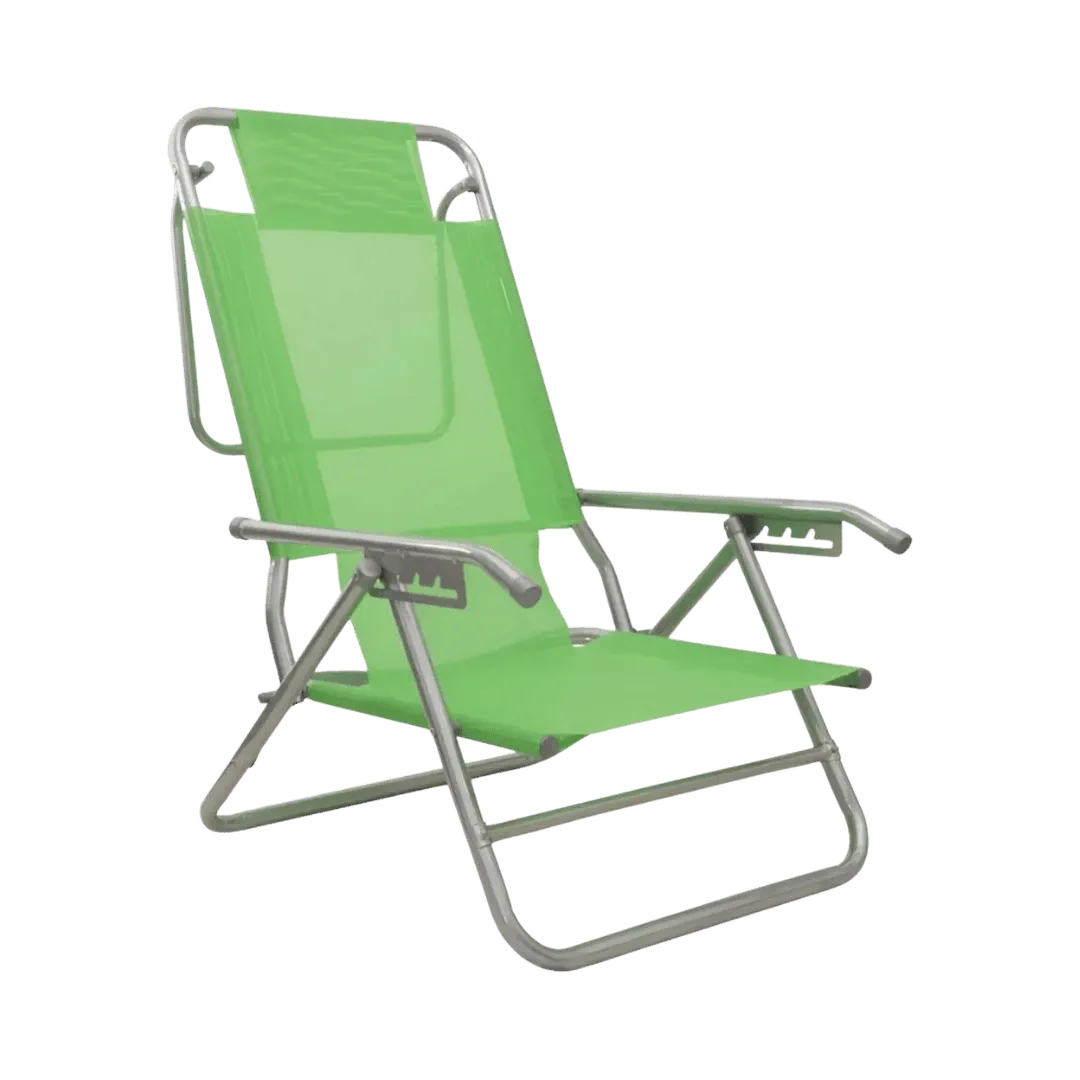 [132342] REPOSERA KEOPS COVERSOL ALUMINIO BAJO 5 POSICIONES. RA-12 VERDE
