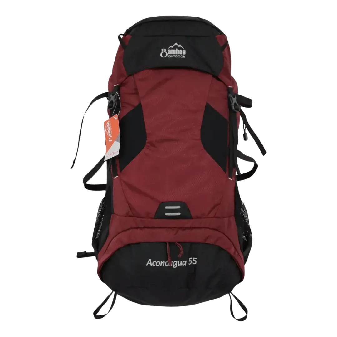 [128401] MOCHILA TECNICA BAMBOO ACONCAGUA 55 LT. ROJA