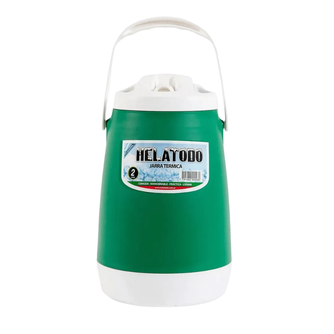 JARRA TERMICA HELATODO 2 LITROS VERDE