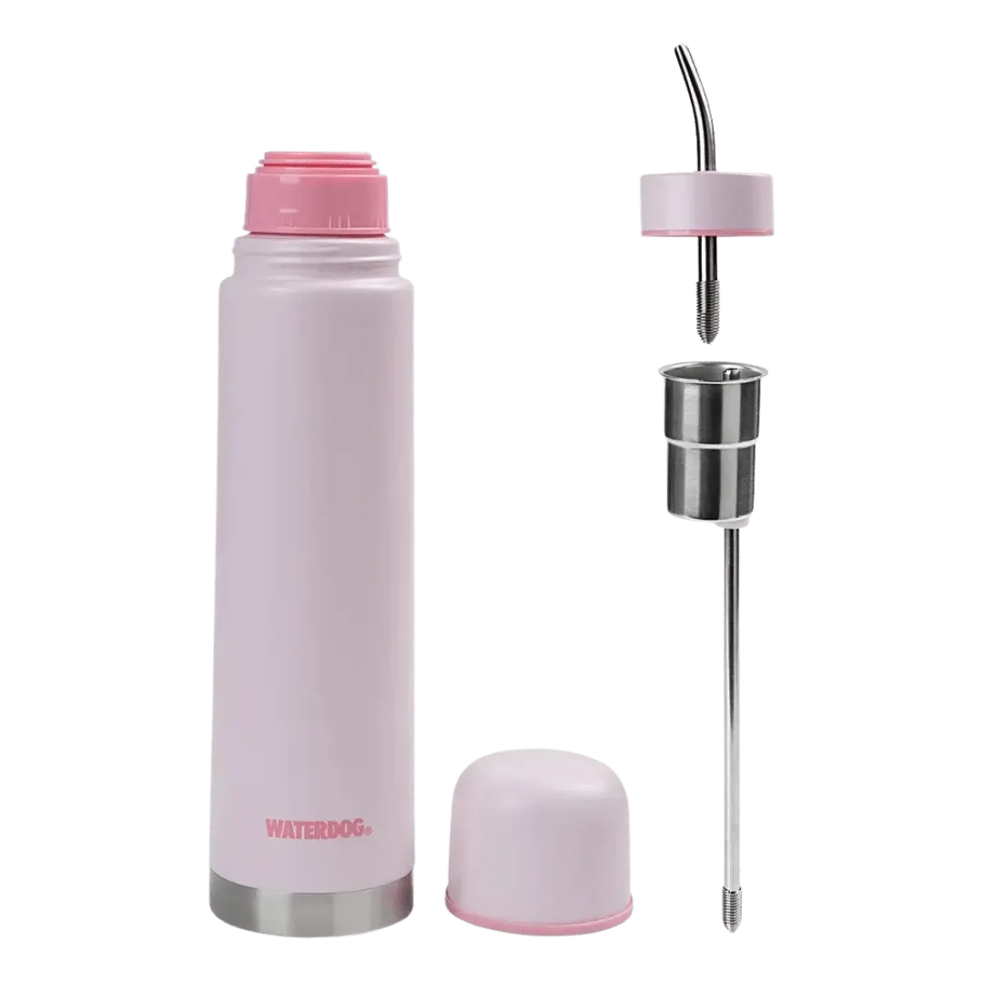 [132852] TERMO DOBLE FUNCION WATERDOG AUTOMATE 2 EN 1 YUNTA 700ML ROSA