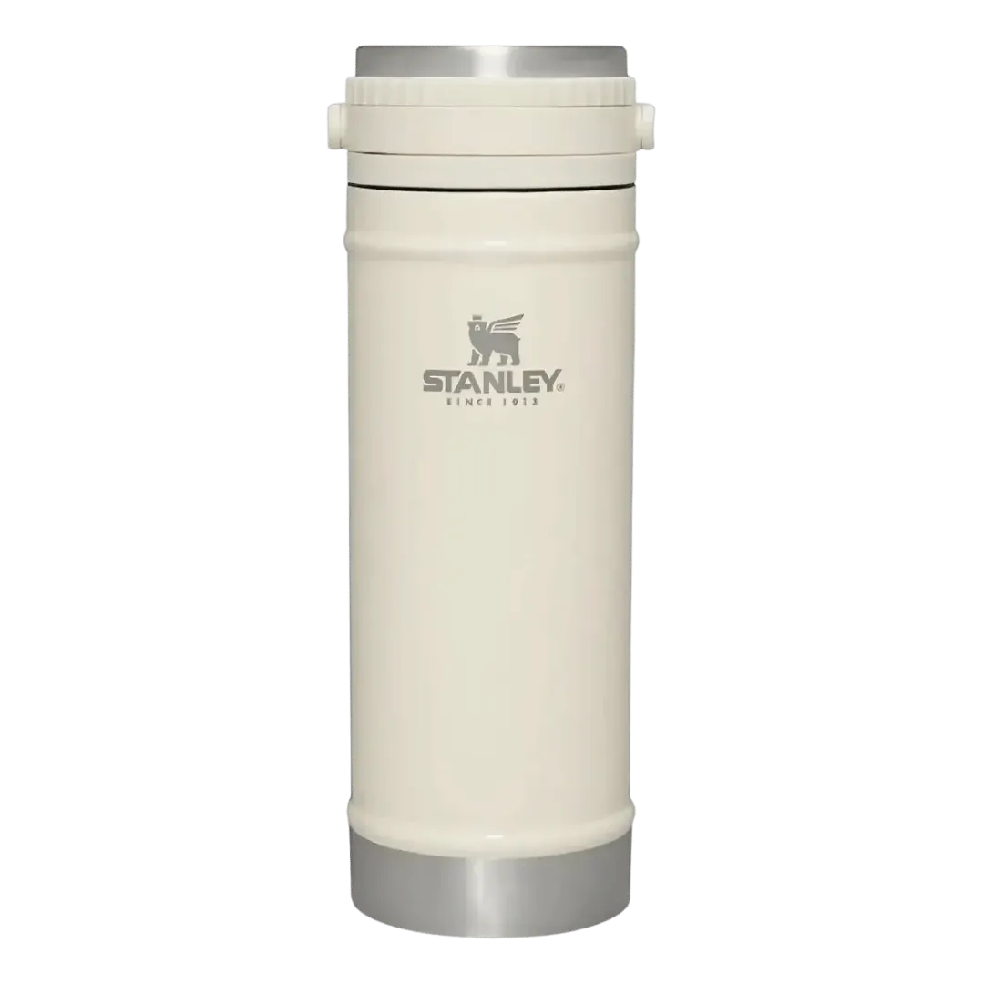 [132932] VASO TERMICO STANLEY TRAVEL MUG CLASSIC PRENSA FRANCESA 473ML CREAM GLOSS