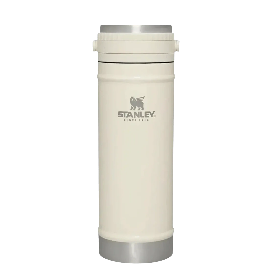 [132932] VASO TERMICO STANLEY TRAVEL MUG CLASSIC PRENSA FRANCESA 473ML CREAM GLOSS