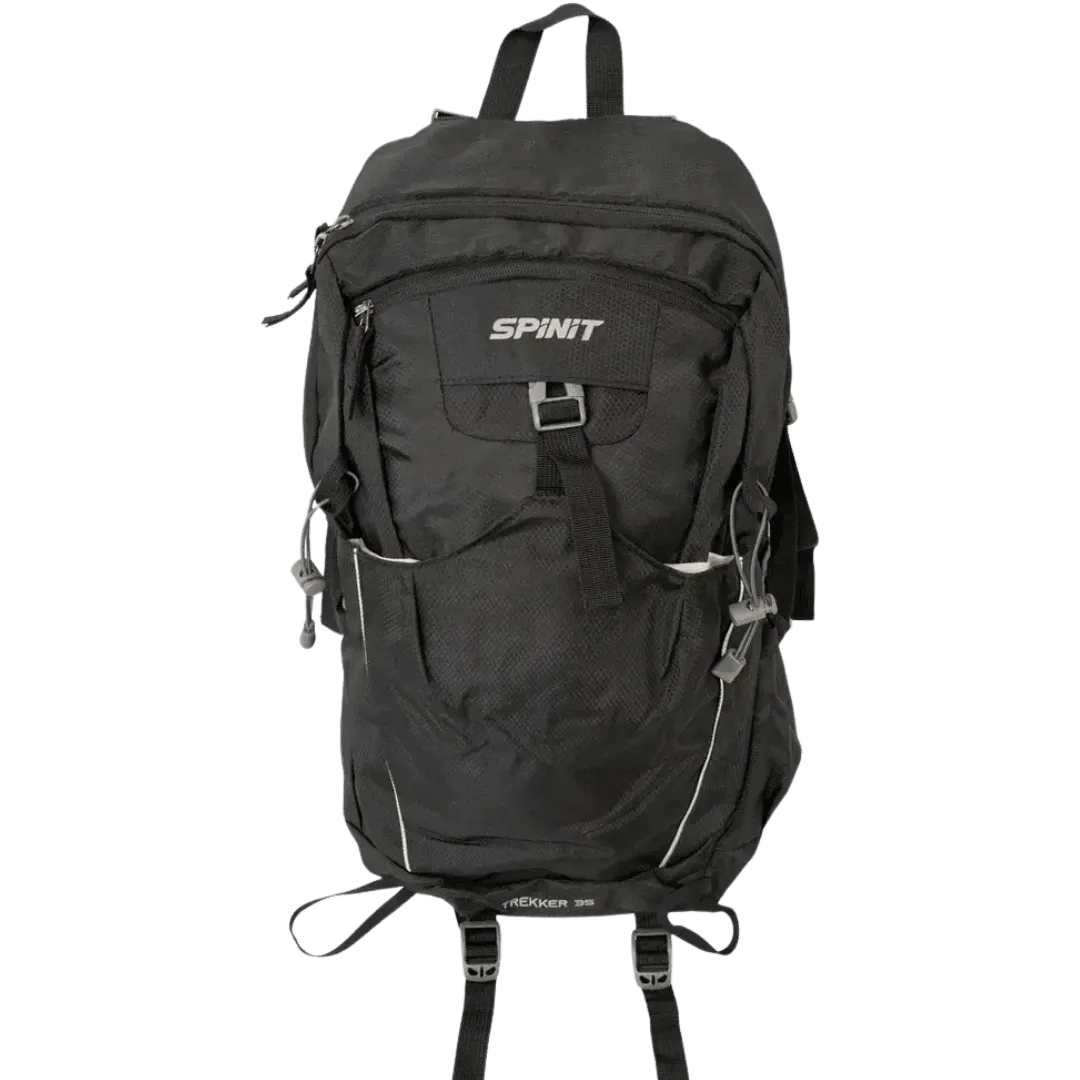MOCHILA SPINIT TREKKER 35LT NEGRO CON COBERTOR