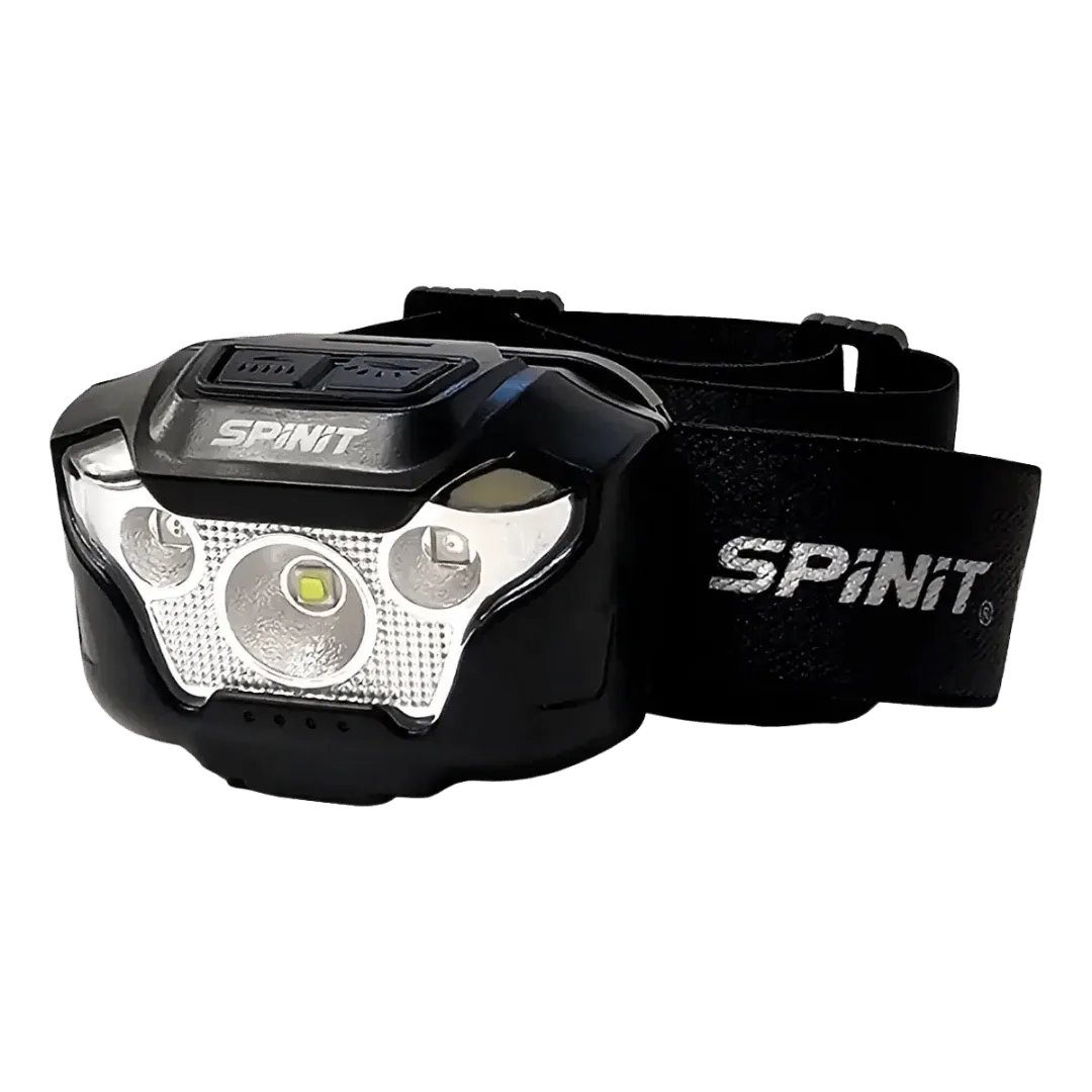 [133458] LINTERNA FRONTAL SPINIT HL400RD RECARGABLE DUAL