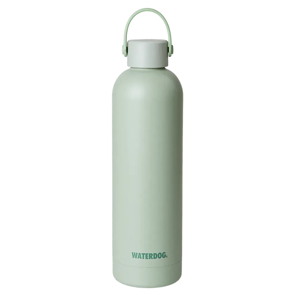 [135075] BOTELLA ACERO INOXIDABLE WATERDOG FRESH 750ML VERDE PASTEL