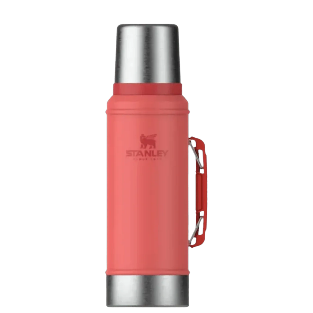 TERMO STANLEY INOXIDABLE CLASSIC CON MANIJA Y TAPÓN CEBADOR 940ML